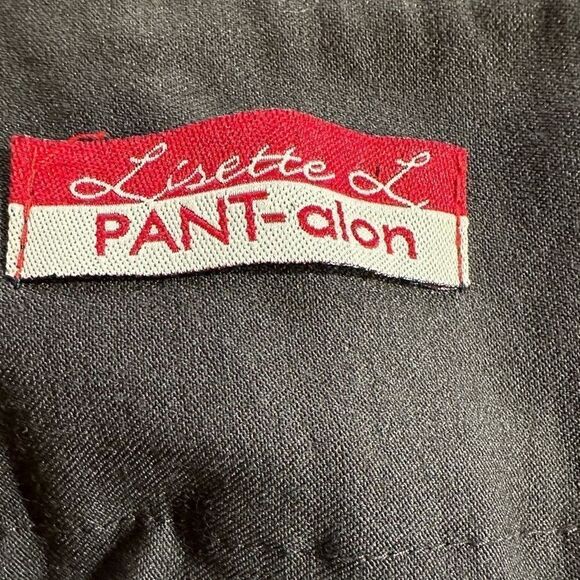 LISETTE L PANT-ALON Women's High Waist Cropped Capri Trouser Pants Gray Size 4 - Picture 2 of 8